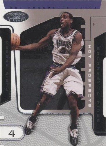 2002-03 Hoops Hot Prospects - Chris Webber #2