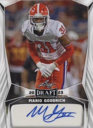 2023 Leaf Draft Mario Goodrich #BA-MG2