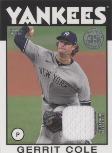 2021 Topps - Gerrit Cole #86BR-GC