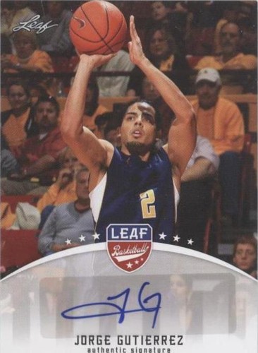 2012 Leaf - Jorge Gutierrez #BA-JG1