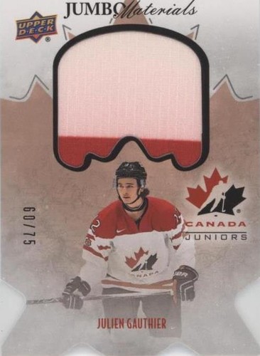 2016 Upper Deck Team Canada Juniors - Julien Gauthier #JS-JG