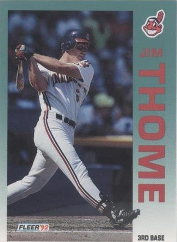 1992 Fleer #125 Jim Thome Cleveland Indians | eBay