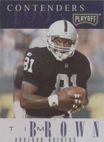 1995 Playoff Contenders Tim Brown #81