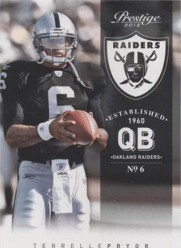 2012 Playoff Prestige Terrelle Pryor #137