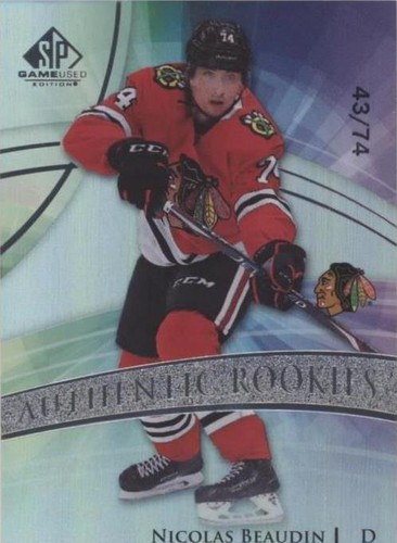 2020-21 Upper Deck SP Game Used - Nicolas Beaudin #141