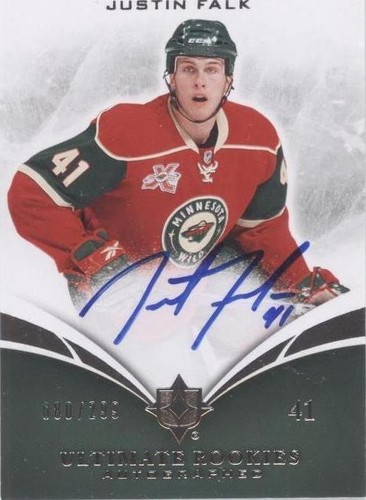 2010-11 Ultimate Collection - Justin Falk #118