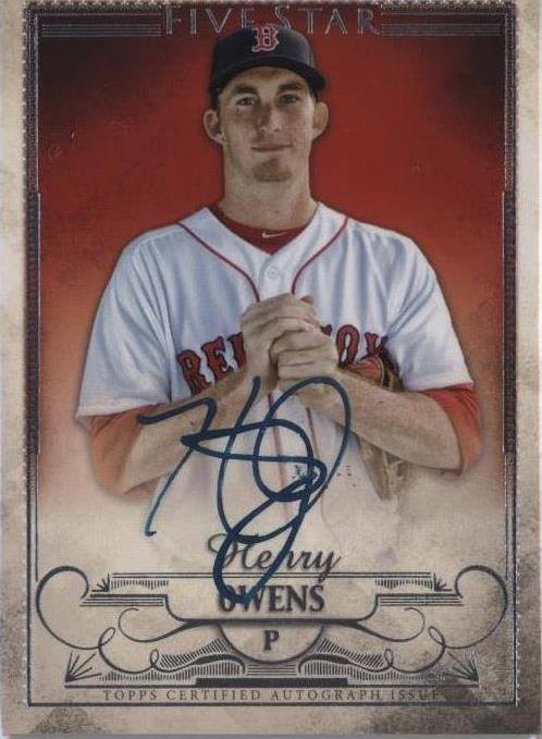 2016 Topps Five Star - Henry Owens #FSA-HOW