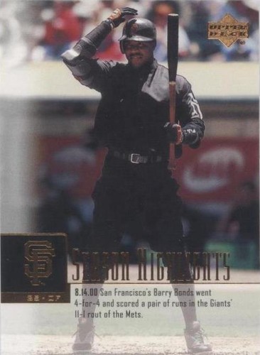人気アイテムランキング League Big Deck Upper (GIANTS) 2001 Beat eBay | Bonds Barry #BB1 記念グッズ