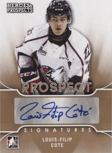 2015-16 Leaf In the Game Heroes & Prospects - Louis-FiLIP Cote #PS-LC1