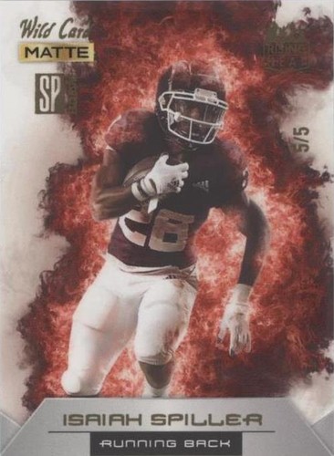 2022 Wild Card Matte SP Exclusive Isaiah Spiller #RHN-10