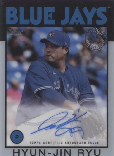 2021 Topps Clearly Authentic Autographs - Hyun-jin Ryu #86TBA-HR