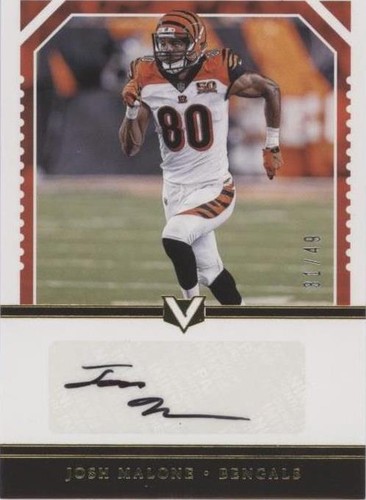 2017 Panini Vertex Josh Malone #VS-JM