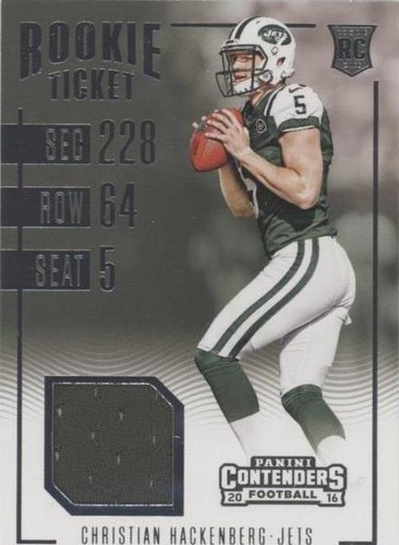 2016 Panini Contenders Christian Hackenberg #4