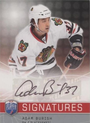 2008-09 Upper Deck Be a Player - Adam Burish #S-AB