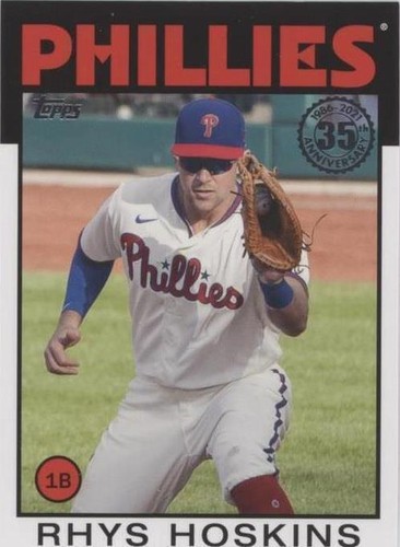 2021 Topps Update Series - Rhys Hoskins #86B-13