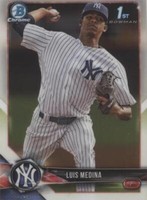 2018 Bowman Chrome - Luis Medina #BCP161