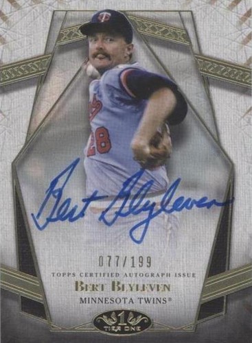 2022 Topps Tier One - Bert Blyleven #PPA-BB