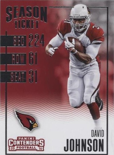 2016 Panini Contenders David Johnson #14