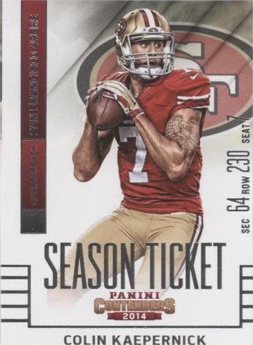 2014 Panini Contenders Colin Kaepernick #3