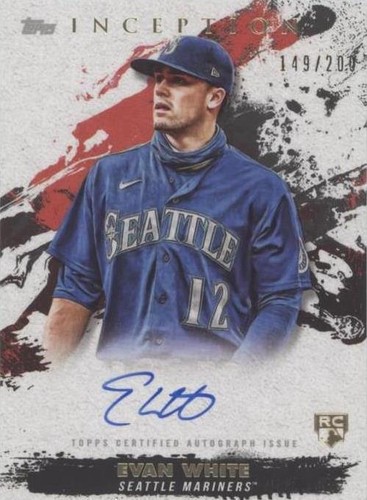 2021 Topps Inception - Evan White #RESA-EW