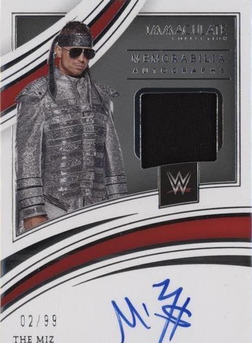 2022 Panini Immaculate Collection WWE - The Miz #MA-MIZ
