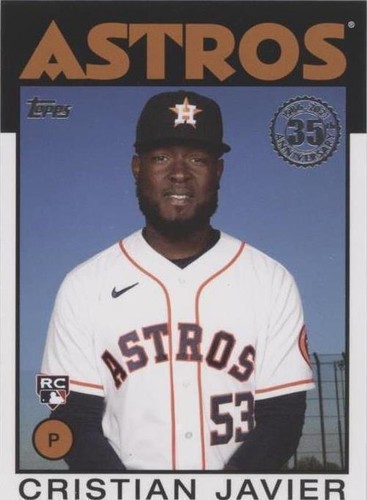 2021 Topps - Cristian Javier #86B-70