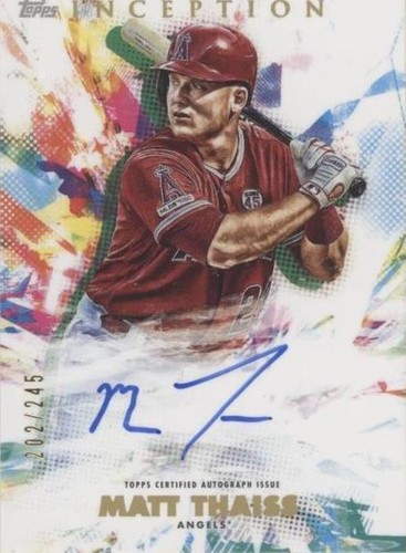 2020 Topps Inception - Matt Thaiss #RESA-MT