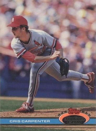 1991 Topps Stadium Club - Cris Carpenter #499