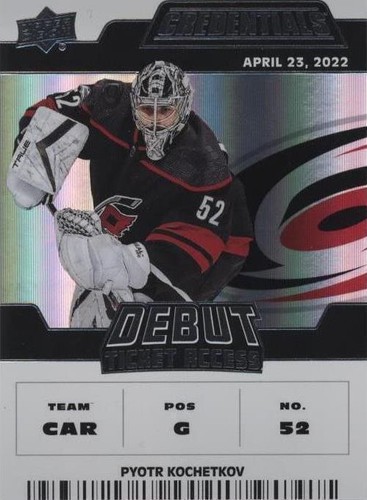 2022-23 Upper Deck Credentials - Pyotr Kochetkov #181
