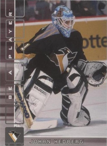 2001-02 In the Game Be A Player Memorabilia - Johan Hedberg #28