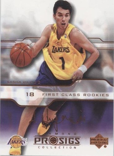 2004-05 Upper Deck Pro Sigs Diamond Collection - Sasha Vujacic #117