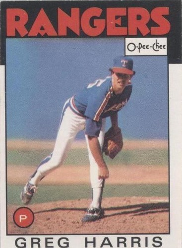 1986 O-Pee-Chee - Greg Harris #128