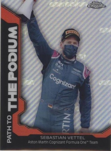 2021 Topps Chrome Formula 1 - Sebastian Vettel #PTP-SV