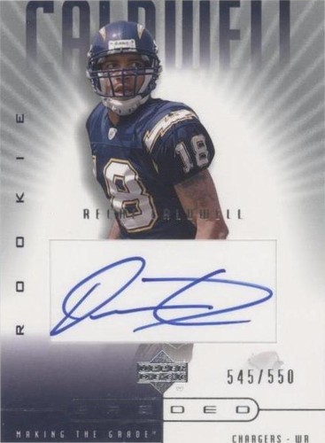 2002 Upper Deck Graded Reche Caldwell #163