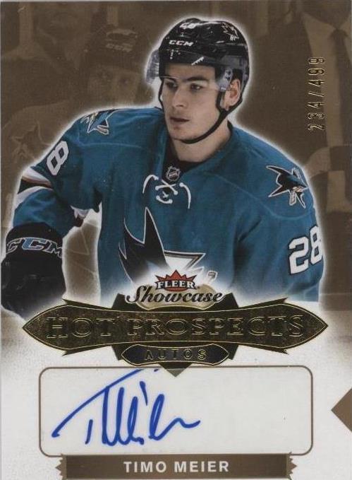 2016-17 Upper Deck Fleer Showcase - Timo Meier #194