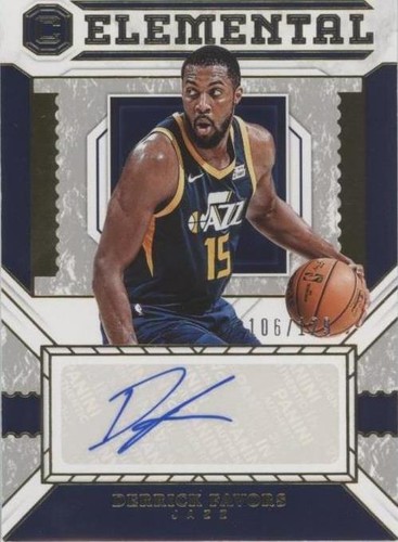 2018-19 Panini Cornerstones - Derrick Favors #ES-DFV