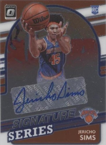 2021-22 Panini Donruss Optic - Jericho Sims #SS-JSM