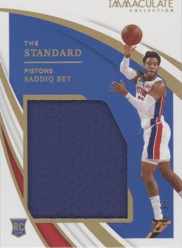 2020-21 Panini Immaculate Collection - Saddiq Bey #ST-SDB