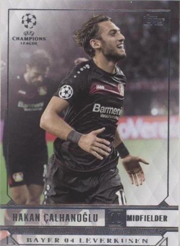 2016-17 Topps UCL Showcase Hakan Calhanoglu #18