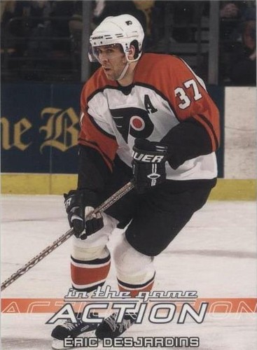 2003-04 In the Game Action - Eric Desjardins #466