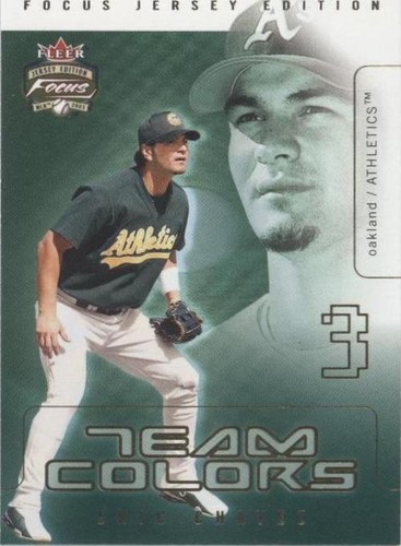 2003 Fleer Focus Jersey Edition - Eric Chavez #16TC