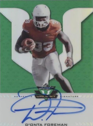 2017 Leaf Valiant D'onta Foreman #BA-DF1