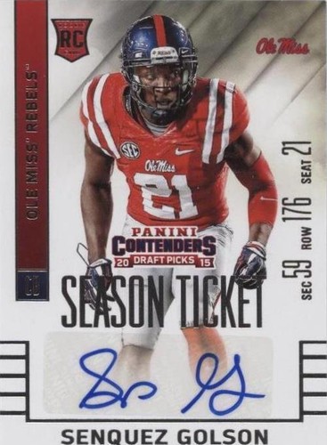 2015 Panini Contenders Draft Picks Senquez Golson #237