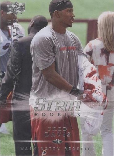 2008 Upper Deck Rookie Exclusives Fred Davis #RE100