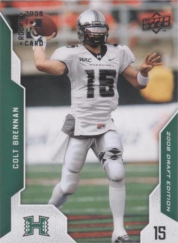 2008 Upper Deck Draft Edition Colt Brennan #18