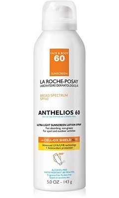 Anthelios 60 Sunscreen Spray, SPF 60, 5 oz (4 Pack)
