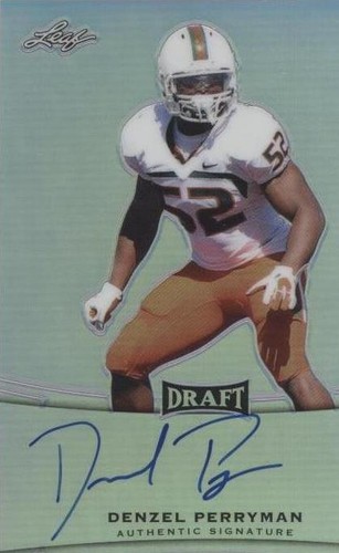 2015 Leaf Metal Draft Denzel Perryman #BA-DP3