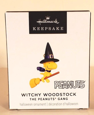 2024 ''Witchy Woodstock'' The Peanuts Gang Hallmark MINIATURE ornament