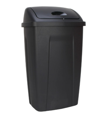 Kitchen Trash Can 13 Gallon Plastic Dual Swing Top With Lid Garbage NEW