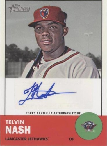 2012 Topps Heritage Minor League Edition - Telvin Nash #ROA-TN